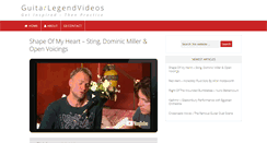 Desktop Screenshot of guitarlegendvideos.com