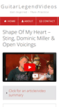 Mobile Screenshot of guitarlegendvideos.com